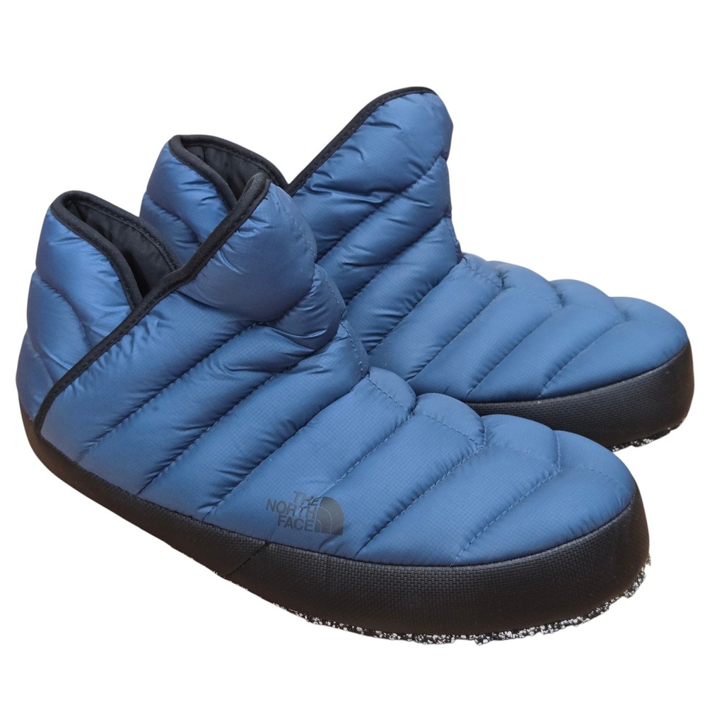 The North Face Thermoball Traction Bootie Mens 10 Blue Slippers NF0A3MKH Camping